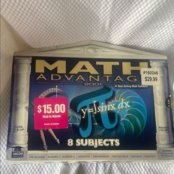 NWT Math Advantage 2001 Educational Software - Picture 2 of 8